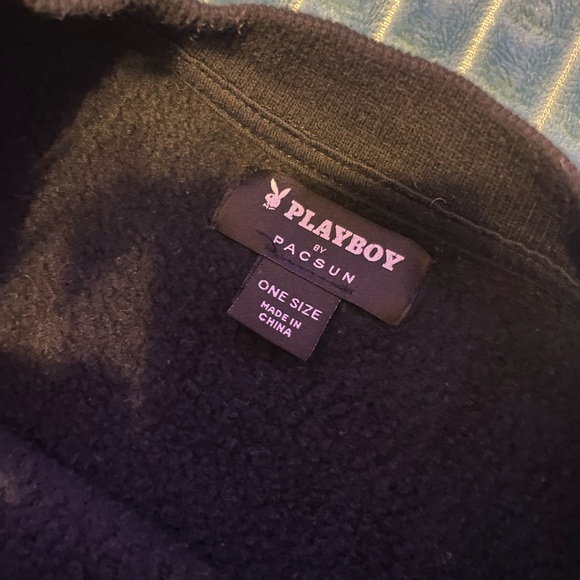 Black Oversized Playboy graphic Crewneck - Picture 3 of 7